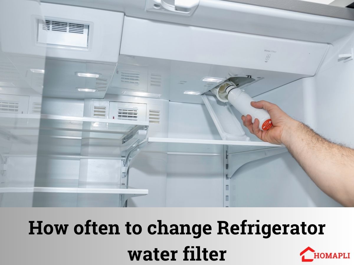 How often to change Refrigerator water filter